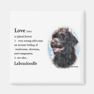 Labradoodleのギフト マグネット