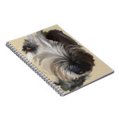 Labradoodleのノート-オリジナルのアートワーク ノートブック (右側)