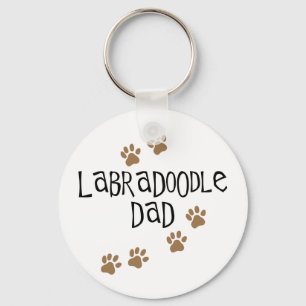 Labradoodleのパパ キーホルダー
