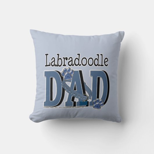 LabraDoodleのパパ クッション (正面)