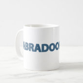 Labradoodleのパパ コーヒーマグカップ (正面左)
