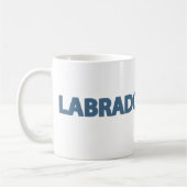 Labradoodleのパパ コーヒーマグカップ (左)