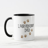 Labradoodleのパパ マグカップ (左)
