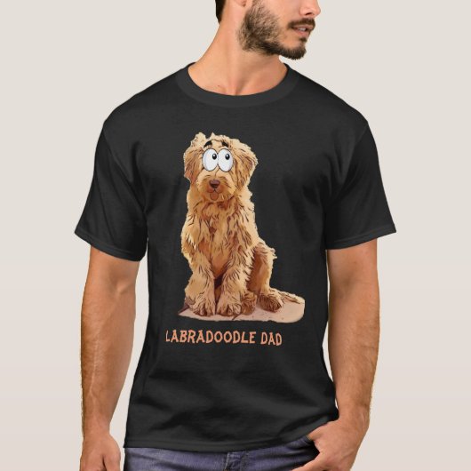 Labradoodleのパパ Tシャツ (正面)