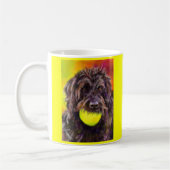 Labradoodleのマグ コーヒーマグカップ (左)
