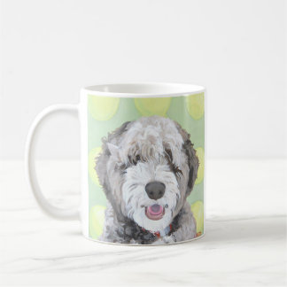 Labradoodleの明るいマグ コーヒーマグカップ