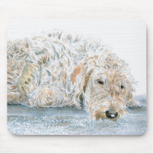 Labradoodleの眠いマウスパッド マウスパッド