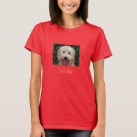 Labradoodleの金落書きのTシャツ