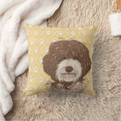 Labradoodle犬の枕/Labradoodle愛 クッション (ブランケット)