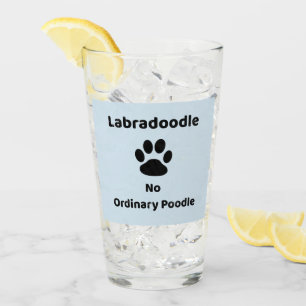 Labradoodle犬ガラスのギフト タンブラーグラス