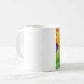 Labradoodle黒いラーフのマグ コーヒーマグカップ (正面左)