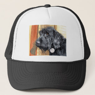 Labradoodle黒い#1の帽子 キャップ