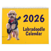 Labradoodle Calendar カレンダー (カバー)