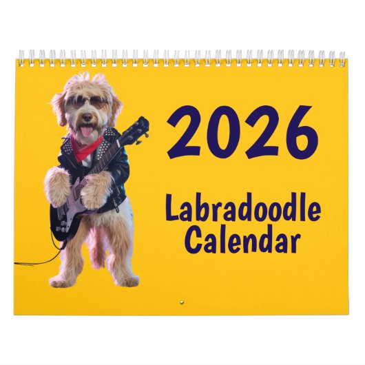 Labradoodle Calendar カレンダー (カバー)