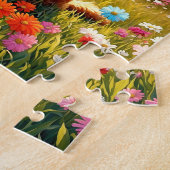 Labradoodle dog ジグソーパズル (側面)