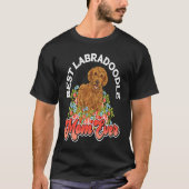 Labradoodle Dog  Best Labradoodle Mom Ever Tシャツ (正面)