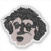 Labradoodle Dog Mom Mug シール (正面)