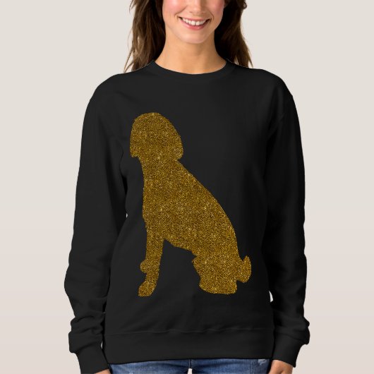 Labradoodle  For Women Girl Dog Animal Poodle スウェットシャツ (正面)