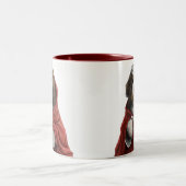 Labradoodle, goldendoodle, bernedodle coffee mug ツートーンマグカップ (中央)