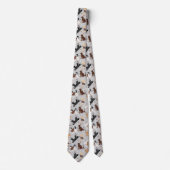 Labradoodle / Goldendoodle Bones and Paws Neck Tie ネクタイ (正面)