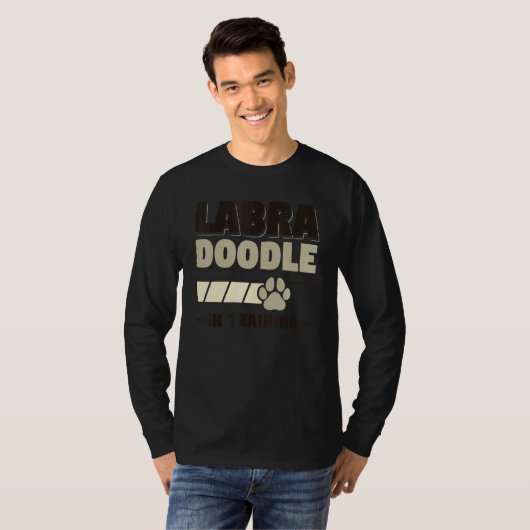 Labradoodle In Training Dog Tシャツ (正面フル)