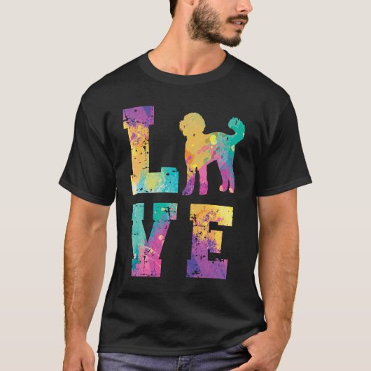 Labradoodle Love Tシャツ (正面)