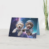 Labradoodle Valentine Card シーズンカード (裏面)