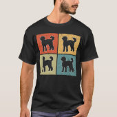 Labradoodle Vintage 4 Tシャツ (正面)