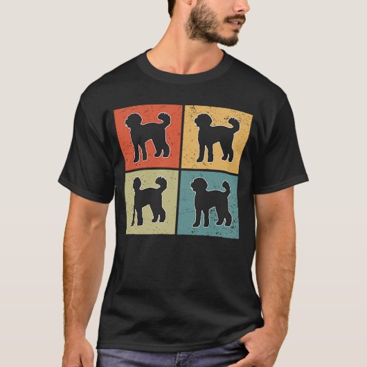 Labradoodle Vintage 4 Tシャツ (正面)