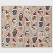 ©LabraDoodleFriends犬のLabradoodleの包むこと ラッピングペーパー (フラット)