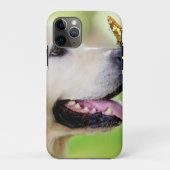 Labrador And Butterfly Throw Pillow Case-Mate iPhoneケース (裏面)