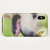 Labrador And Butterfly Throw Pillow Case-Mate iPhoneケース (裏面(横))