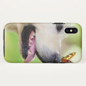 Labrador And Butterfly Throw Pillow Case-Mate iPhoneケース (裏面(横))