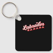 Labrador Canada Dog Lover キーホルダー (正面)