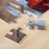 Labrador Christmas Under The Tree ジグソーパズル (側面)