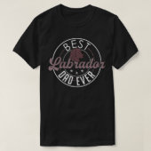 Labrador Dad  Funny Father's Day Lab Retriever Dog Tシャツ (デザイン正面)