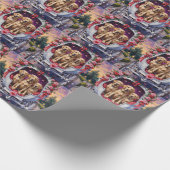 Labrador Dog Valentine's Day  ラッピングペーパー (角)