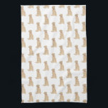 Labrador (Dudley) キッチンタオル<br><div class="desc">I love this sweet pattern of a dudley labrador watercolor illustration because it's classic enough to serve as a neutral, yet pops as a stand alone piece! It's the perfect addition to any family room, nursery, office, or even the man cave! For the sweetest gifts, add more matching items from...</div>
