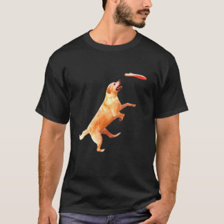 Labrador Frisbee Graphic Canadian Fishing Print Do Tシャツ