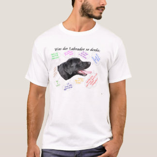Labrador Gedanken Tシャツ