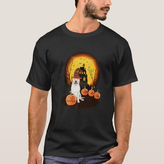 Labrador Halloween For Kids Mom Dad Love Dog Tシャツ (正面)
