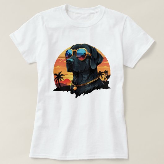 Labrador in Style Tシャツ (デザイン正面)