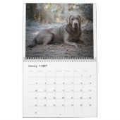 Labrador Love Calendar カレンダー (1月 2027)
