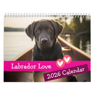 Labrador Love Calendar カレンダー