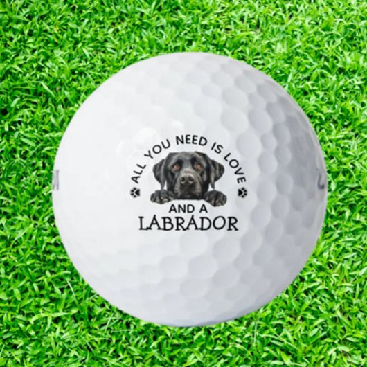   Labrador-Loving Golfer ゴルフボール