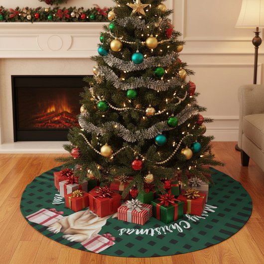 Labrador Reindeer ブラッシュドポリエステルツリースカート