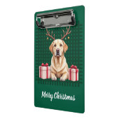 Labrador Reindeer ミニクリップボード (アングル2)