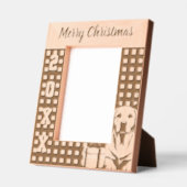 Labrador Reindeer レーザー彫刻フレーム (左)