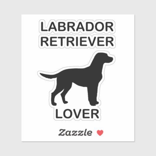 Labrador Retiever Lover シール (シート)