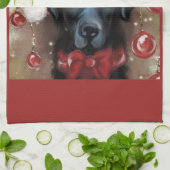 Labrador Retriever キッチンタオル (折り畳み)